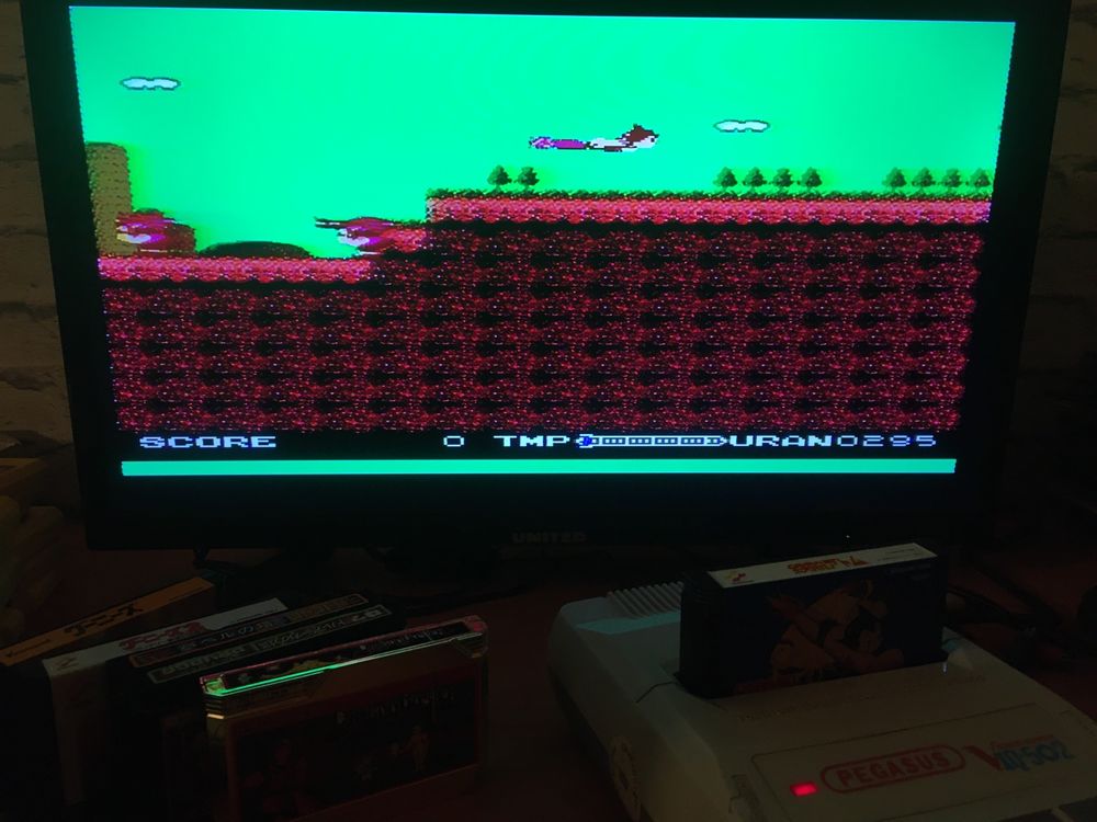 Pegasus gry Astro Boy. Oryginalna Famicom kolekcjoner