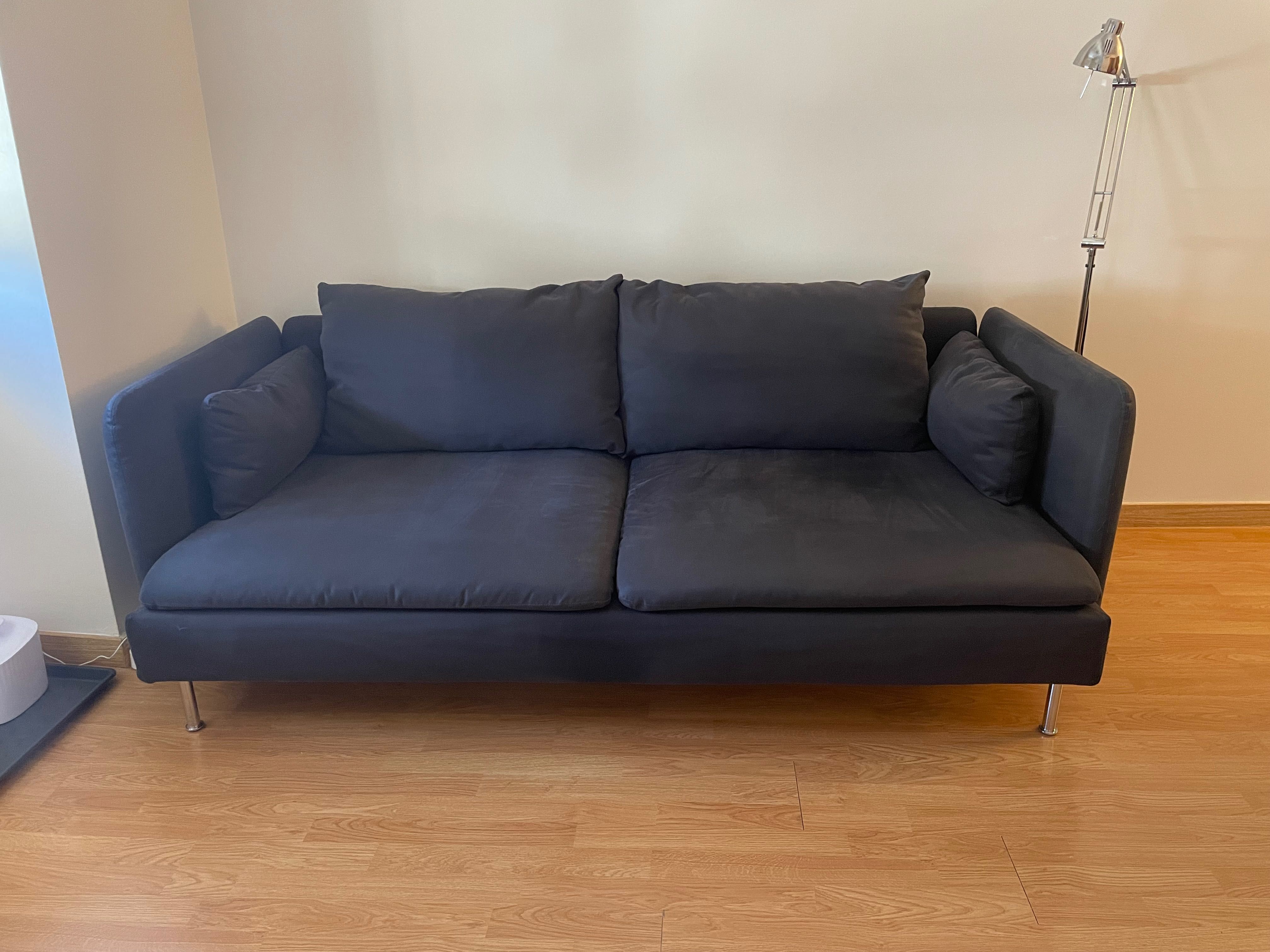 Sofá 3 lugares com chaise longa