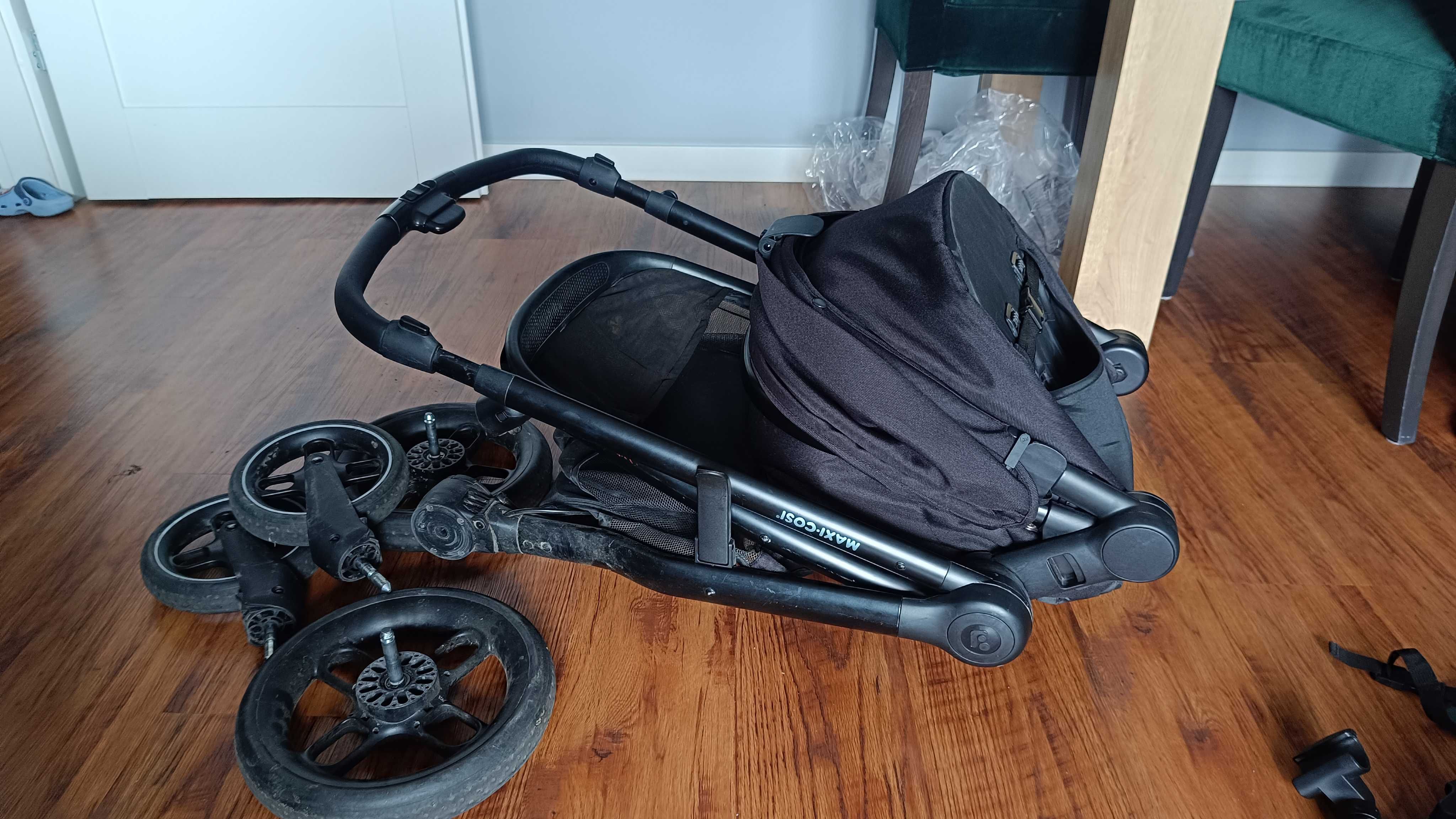 Wózek 2w1 Maxi Cosi Zelia3 + fotelik + baza + akcesoria