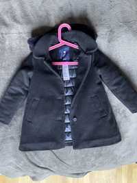 Wełniany płaszcz dla dziewczynki - 5 lat - JACADI