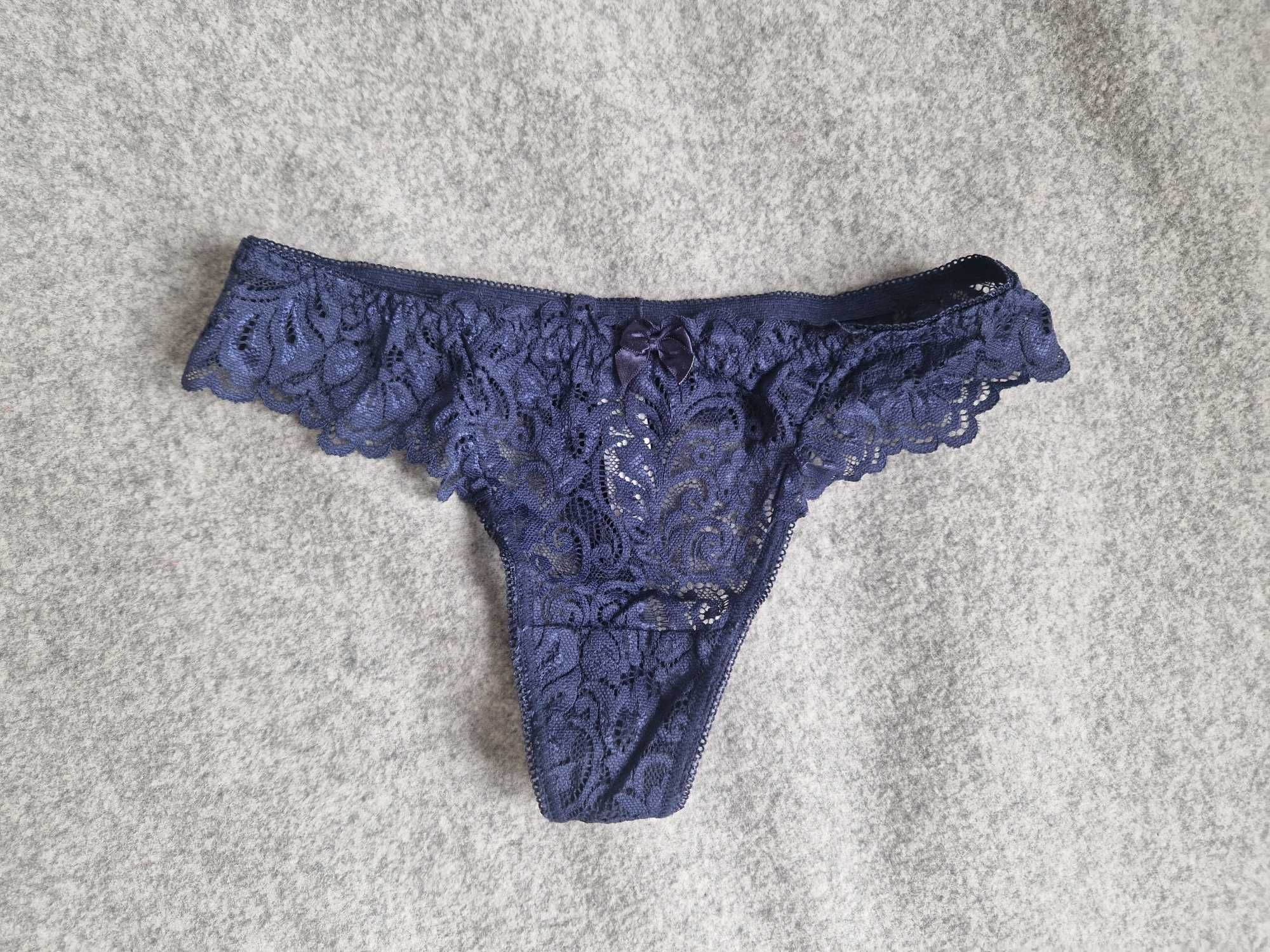 Koronkowe majtki stringi nowe tezenis jessica simpson i inne