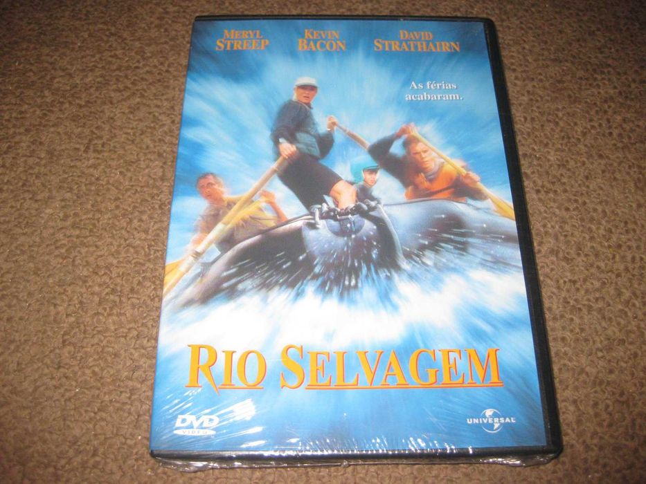 DVD "Rio Selvagem" com Kevin Bacon/Selado/Raro!
