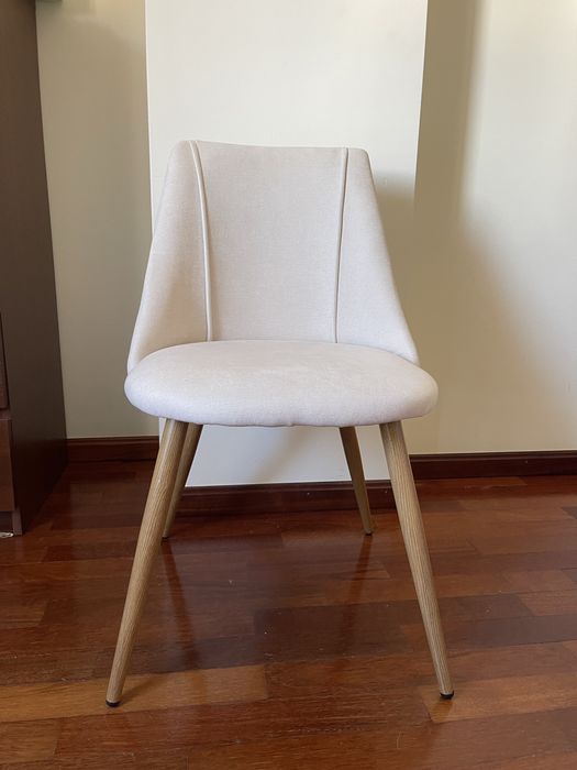 Cadeira jantar bege homa