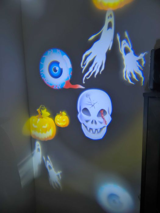 Projetor de imagens festivas