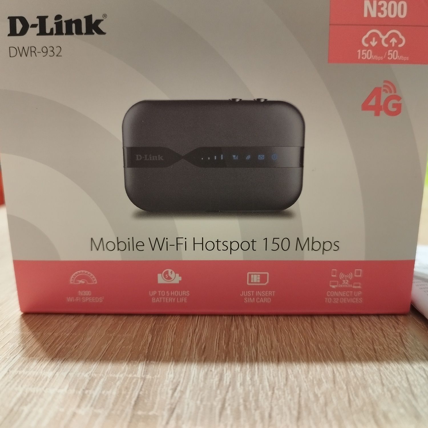 Router D-Link DWR-932 Wi-Fi na card Sim