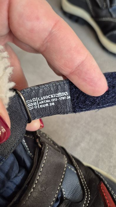 Lasocki trzewiki śniegowce zimowe kozaki skórzane watertex 28