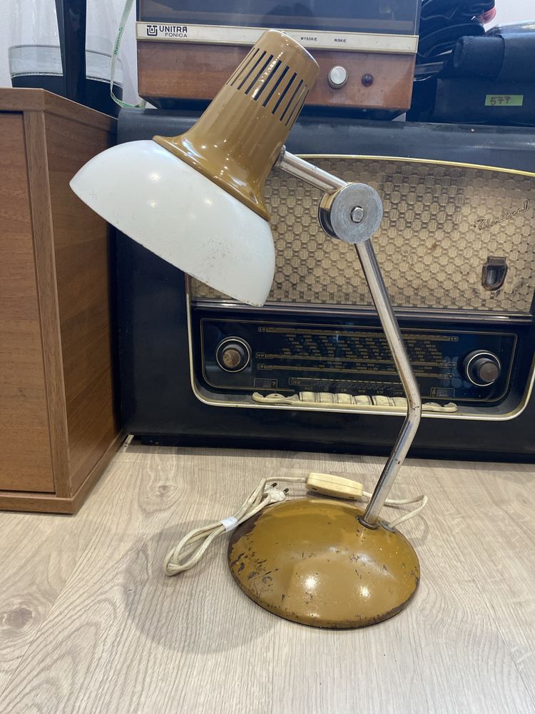 Lampka biurkowa lampa prl Famor 1986 r