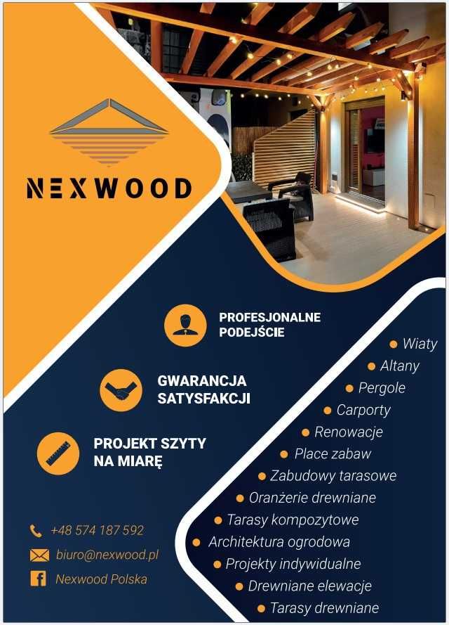 Ogródek piwny bar altana altany altanki producent NEXWOOD