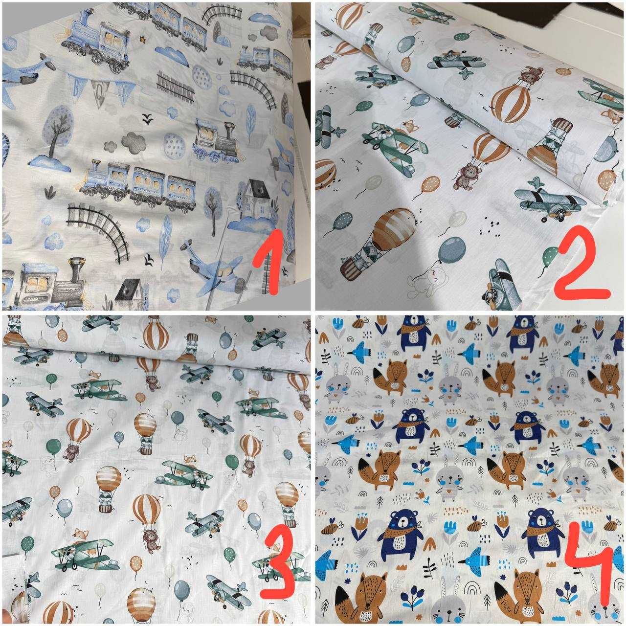 Tkanina 100 % bawełna  gładka i z printem na metry i hurt