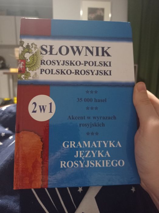 Słownik rosyjsko-polski polsko-rosyjski + gramatyka języka rosyjskiego