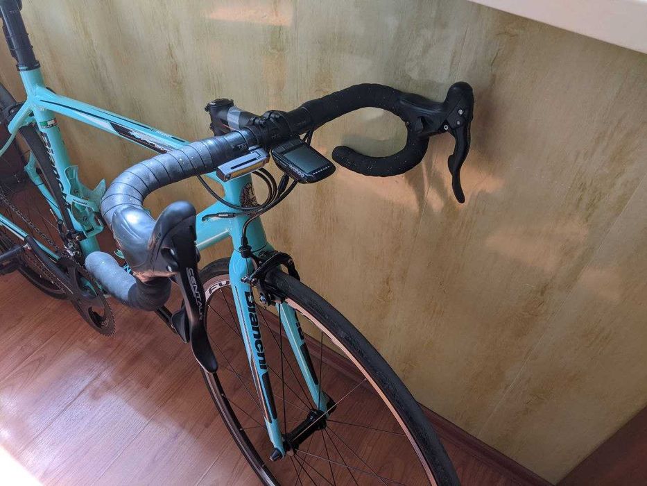Шосейний велосипед Bianchi via nirone 7 Campagnolo 2x11