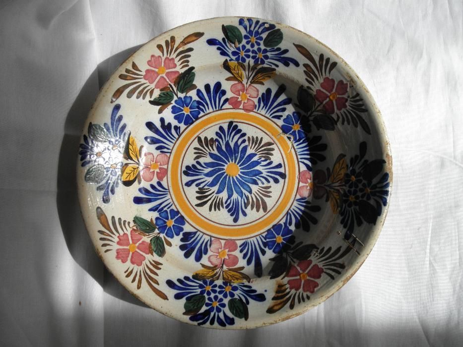 Prato Faiança Portuguesa Séc XIX