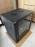 Szafa rack Lanberg 12U 600×450, szklane drzwi, FV