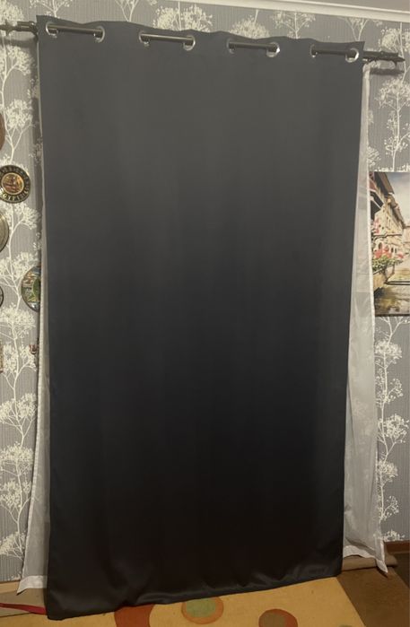 Штора ikea hilleborg на люверсах