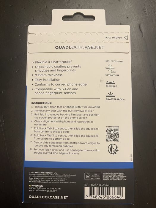 Pelicula protectora de ecran samsung S24ultra