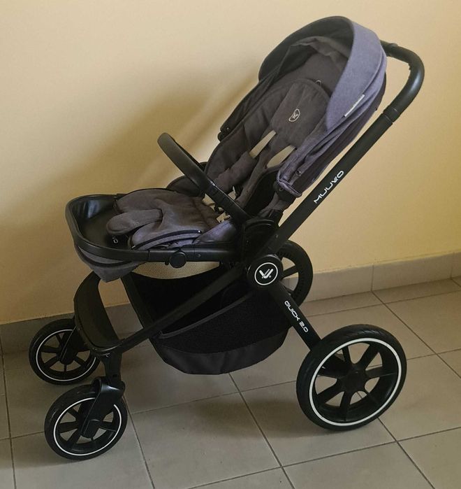 Wózek Muuvo Quick 2.0 2w1 Gondola i spacerówka po jednym dziecku