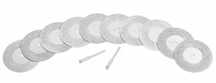 TARCZE DIAMENTOWE Tnące 22mm MINI SZLIFIERKA 10 sztuk 2 x trzpień 35mm