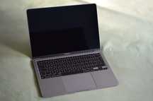 Macbook Air M1 8 GB RAM 256 GB Space Gray Bateria 95% piękny JAK NOWY