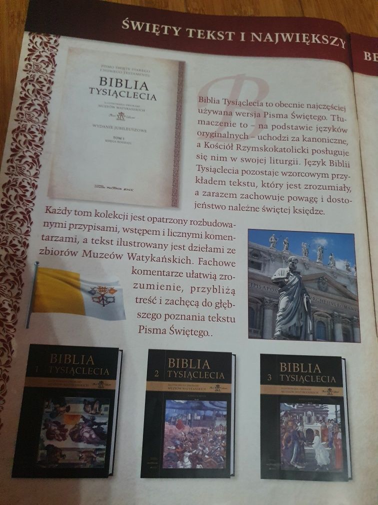 Biblia Tysiąclecia jubileuszowe wydanie watykańskie