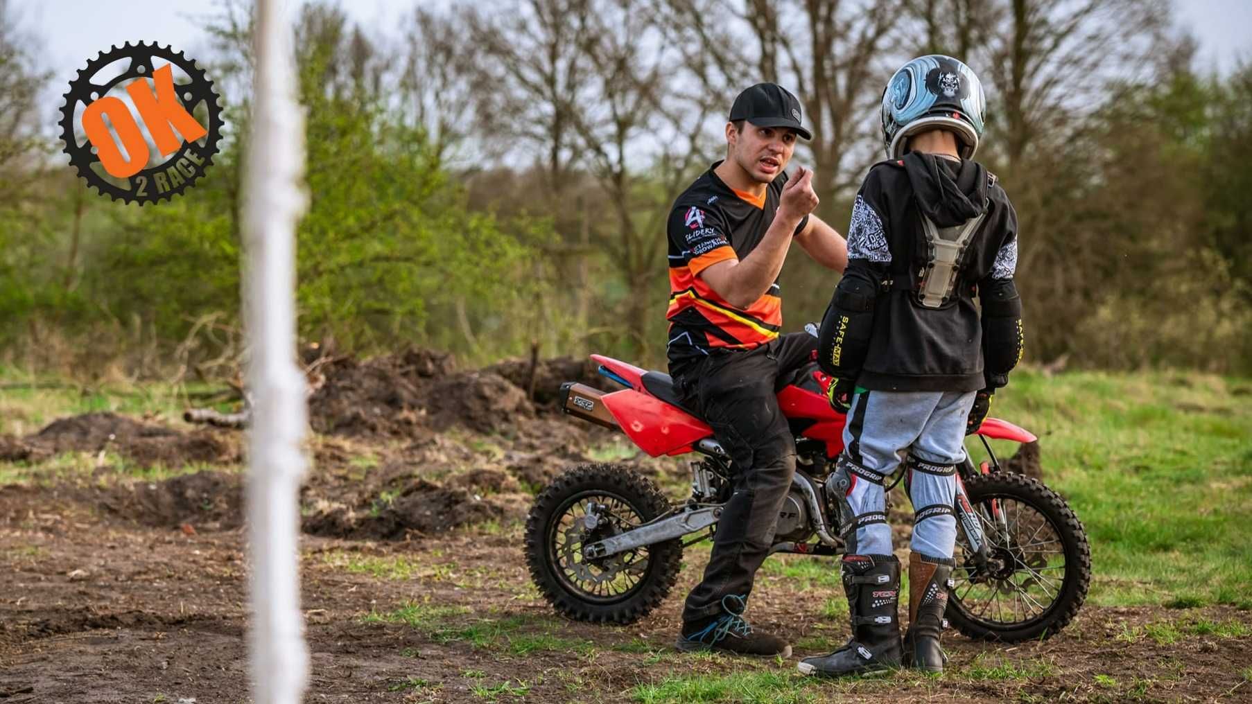 Wynajem MRF eDIRT pitbike offroad  szkolenia - OK2Race MRF YCF