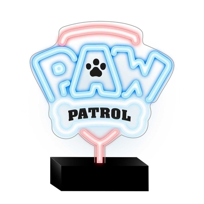 Neon LED Na Podstawce Psi Patrol Na Prezent