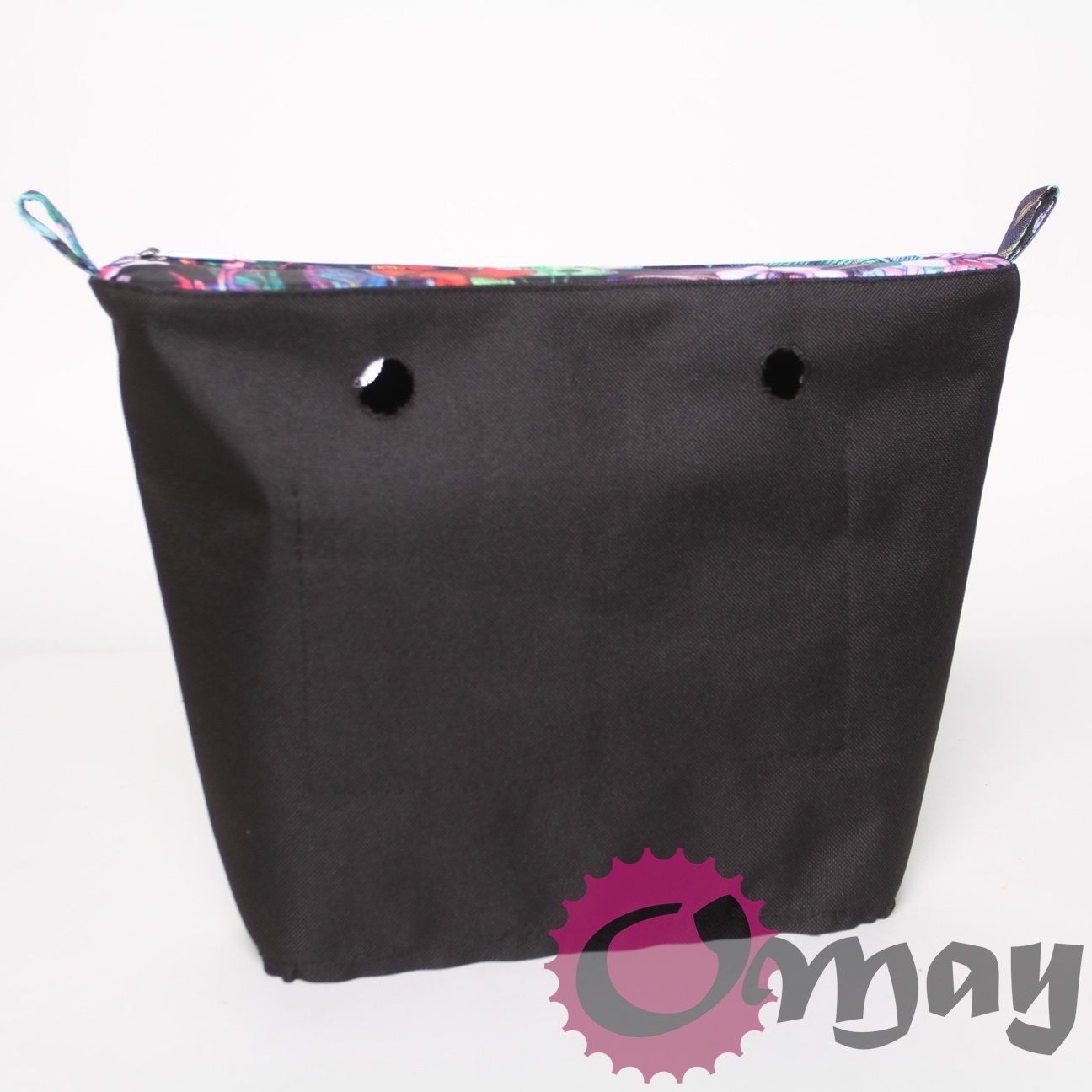 organizer OBAG MINI kwiaty kolorowe 2 kieszenie wkład OMAY