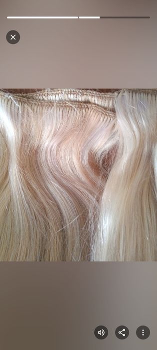 Cabelo humano cabeça completa 55 cm usei 1 vez ótimo estado  bom preço