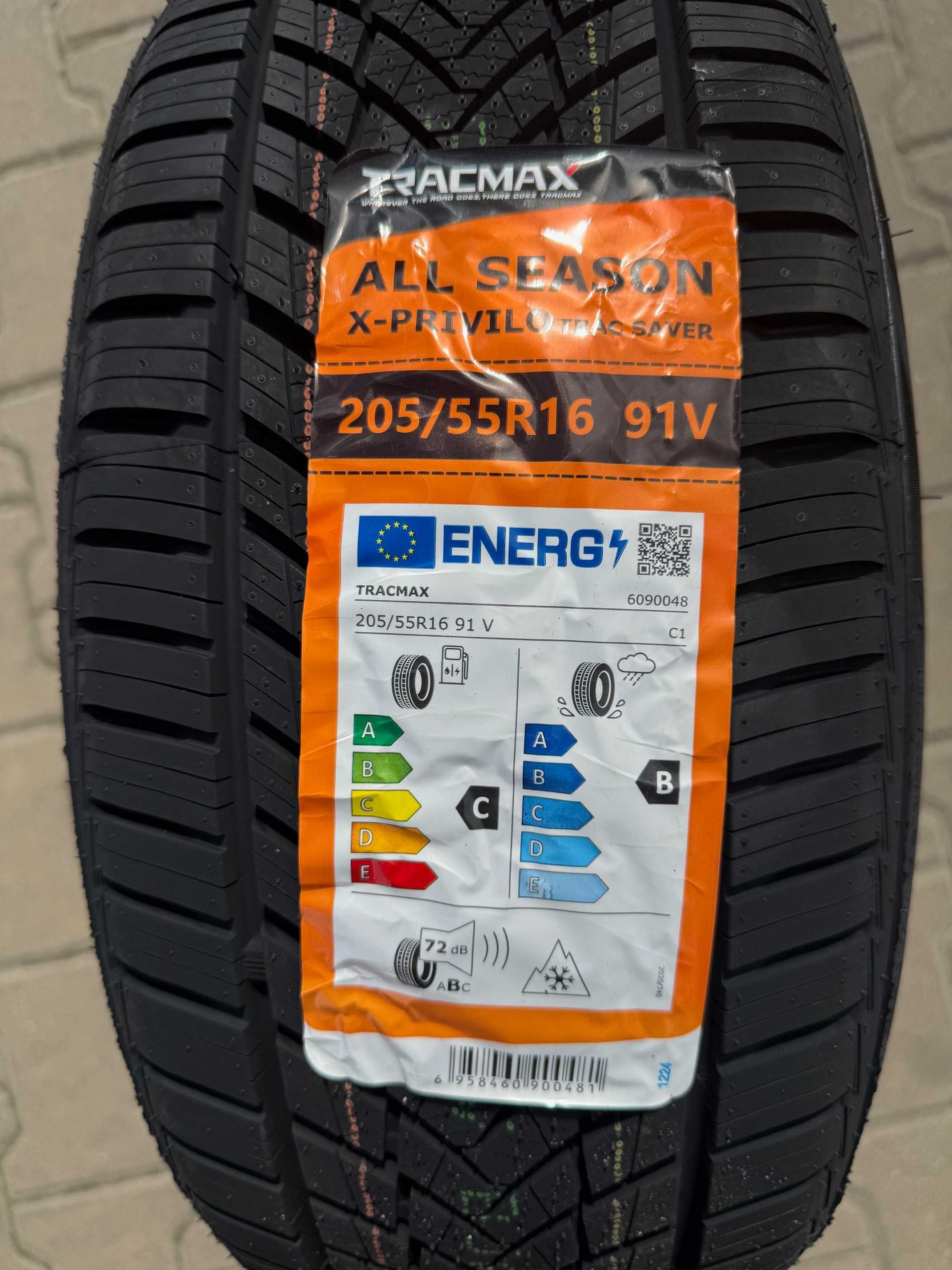 Nowe Opony całoroczne 205/55r16 TracMax AS01