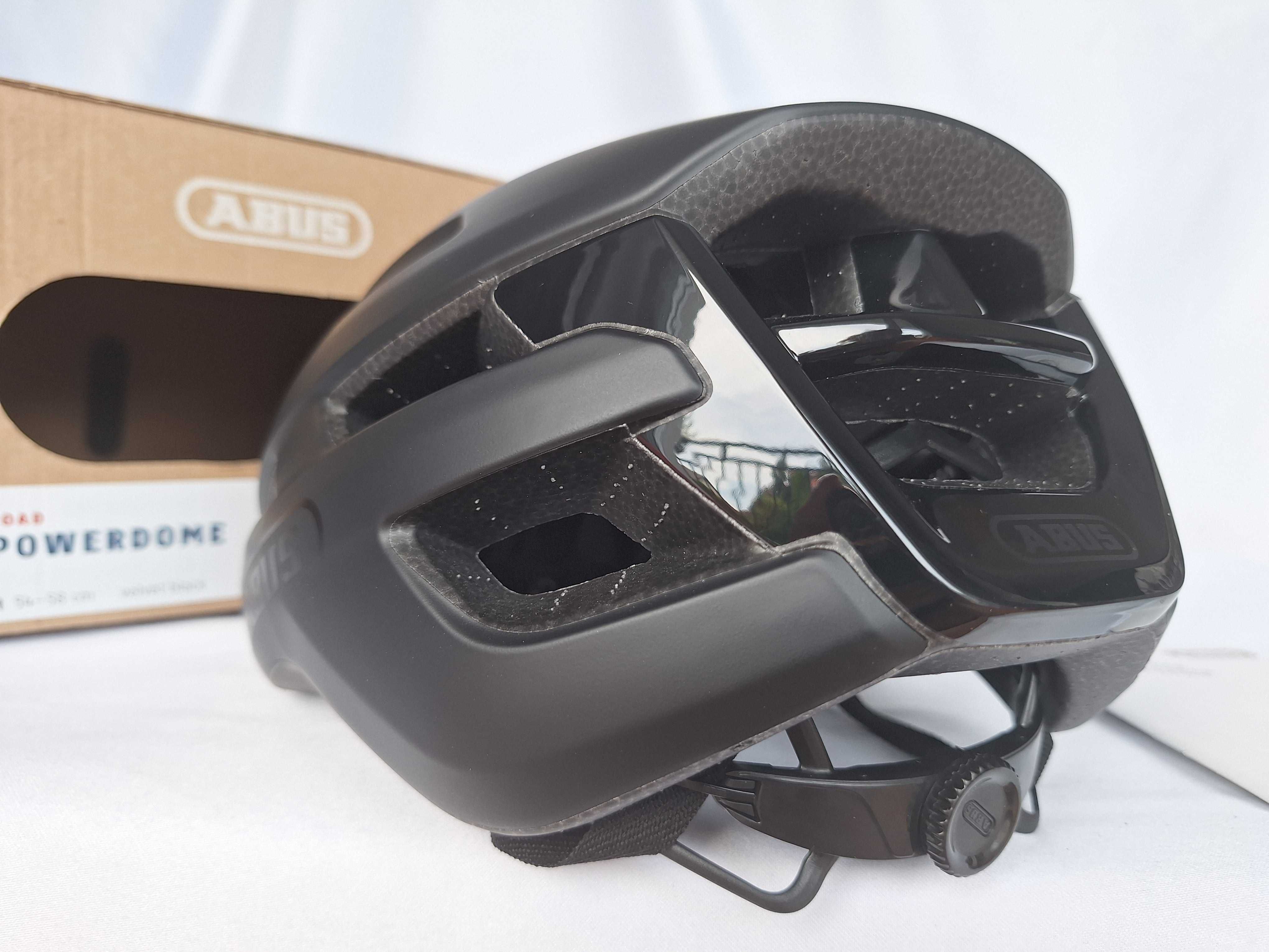 Kask rowerowy Abus Powerdome Velvet Black M 54-58cm
