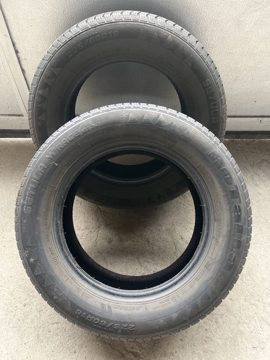 Opony zimowe 225/60/16r para dot2722 7.3mm