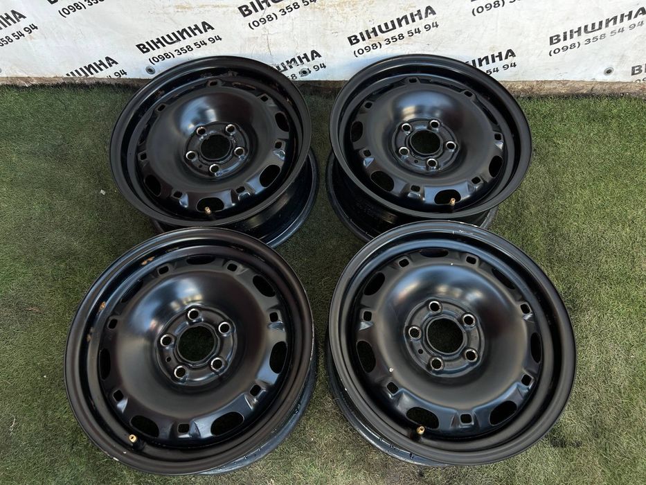 Диски металеві R 14 5/100 6J ET 37 Vag. Шкода Фольксваген Ауді.