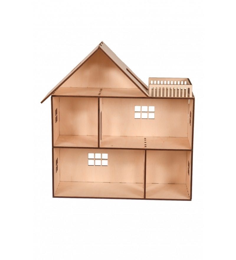 Domek dla lalek drewniany | zabawka z drewna