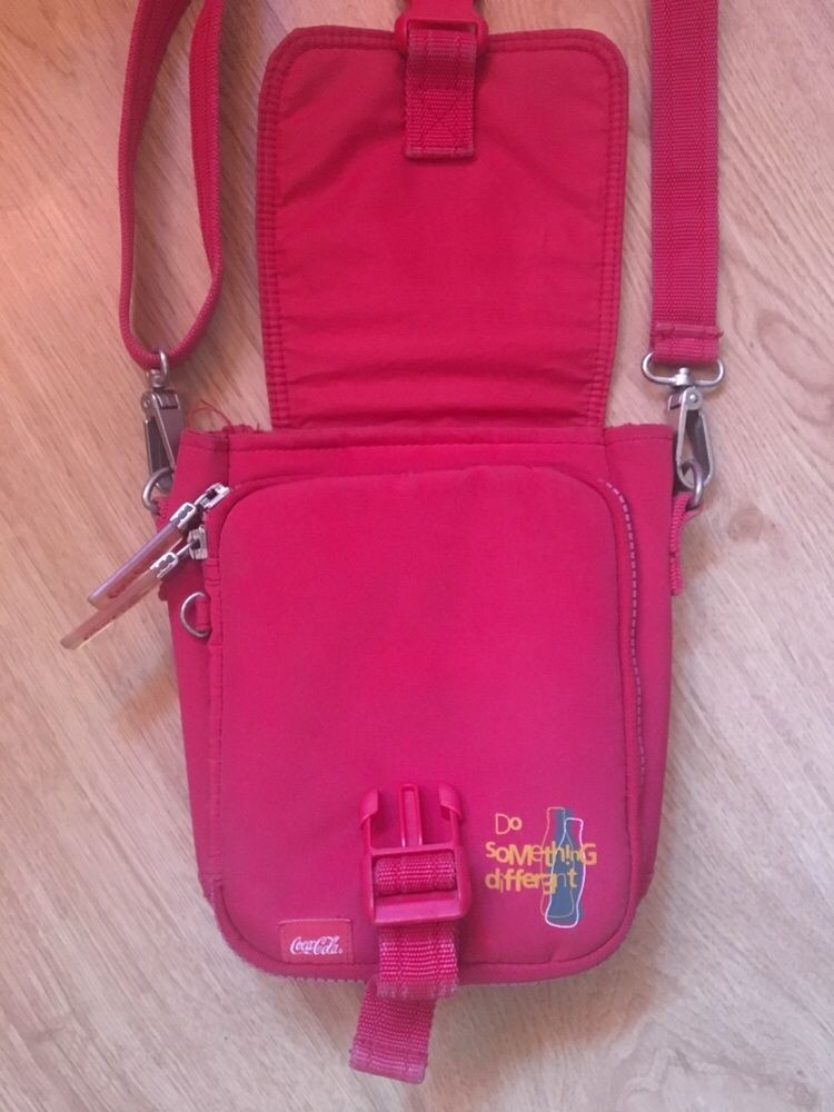 Mochila/Bolsa/Mala Tiracolo/Ombros Coca-Cola 1999