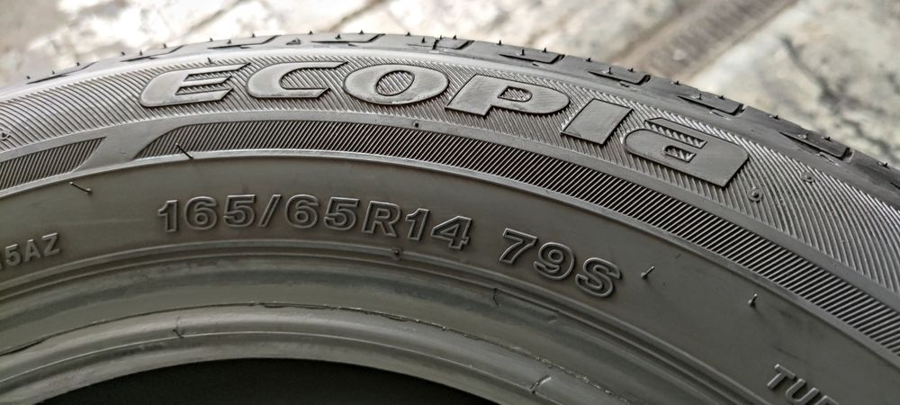 4x 165/65R14 Bridgestone Ecopia EP150 6,6mm 2021r JAK NOWE