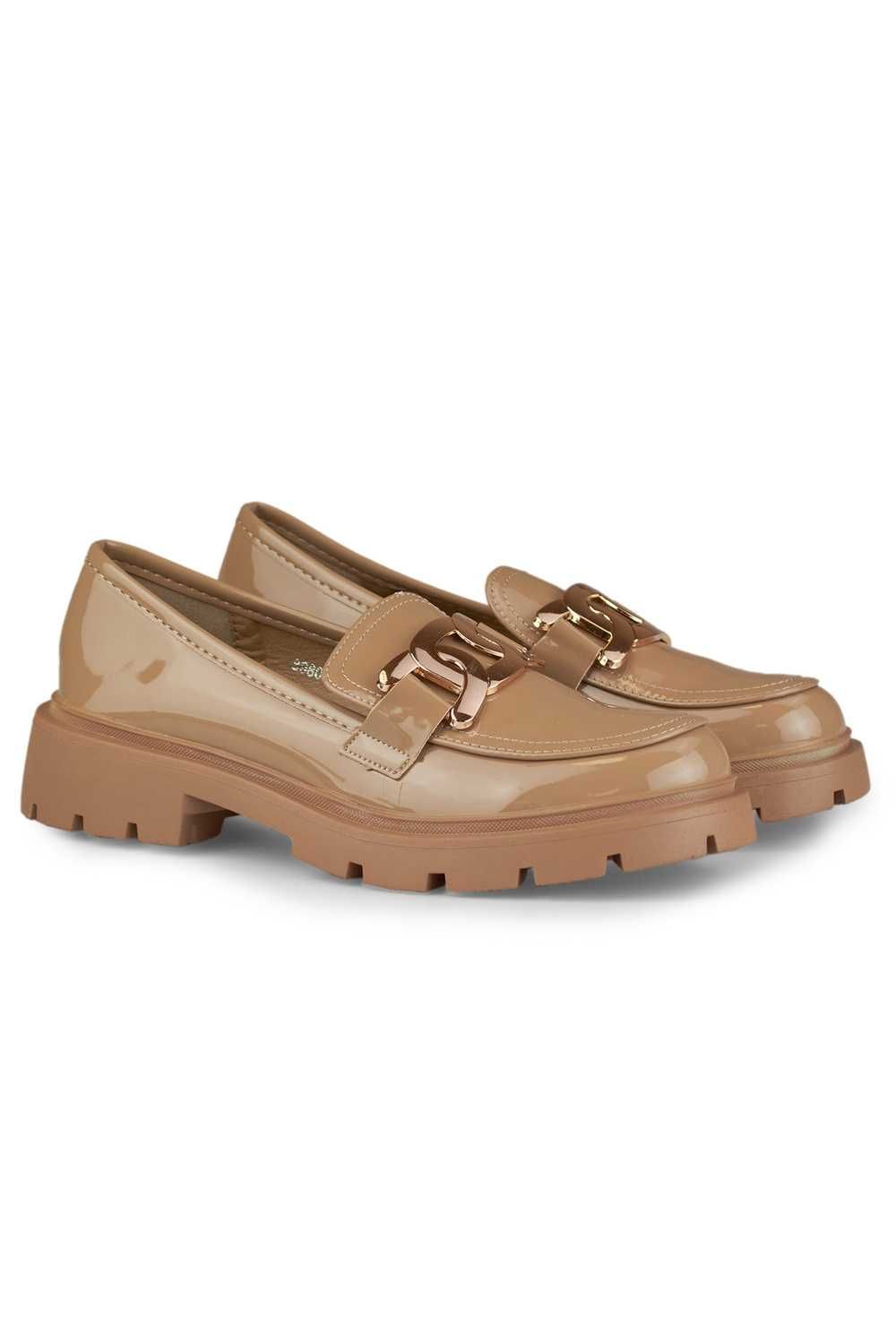 Loafersy mokasyny nowe modne karmelki rozmiar 40