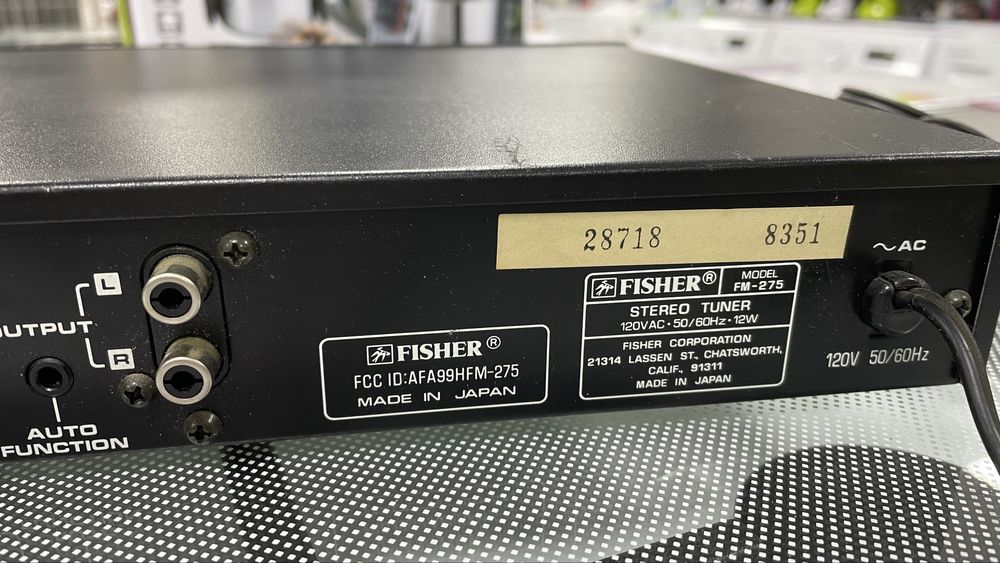 Tuner Fisher FM-275