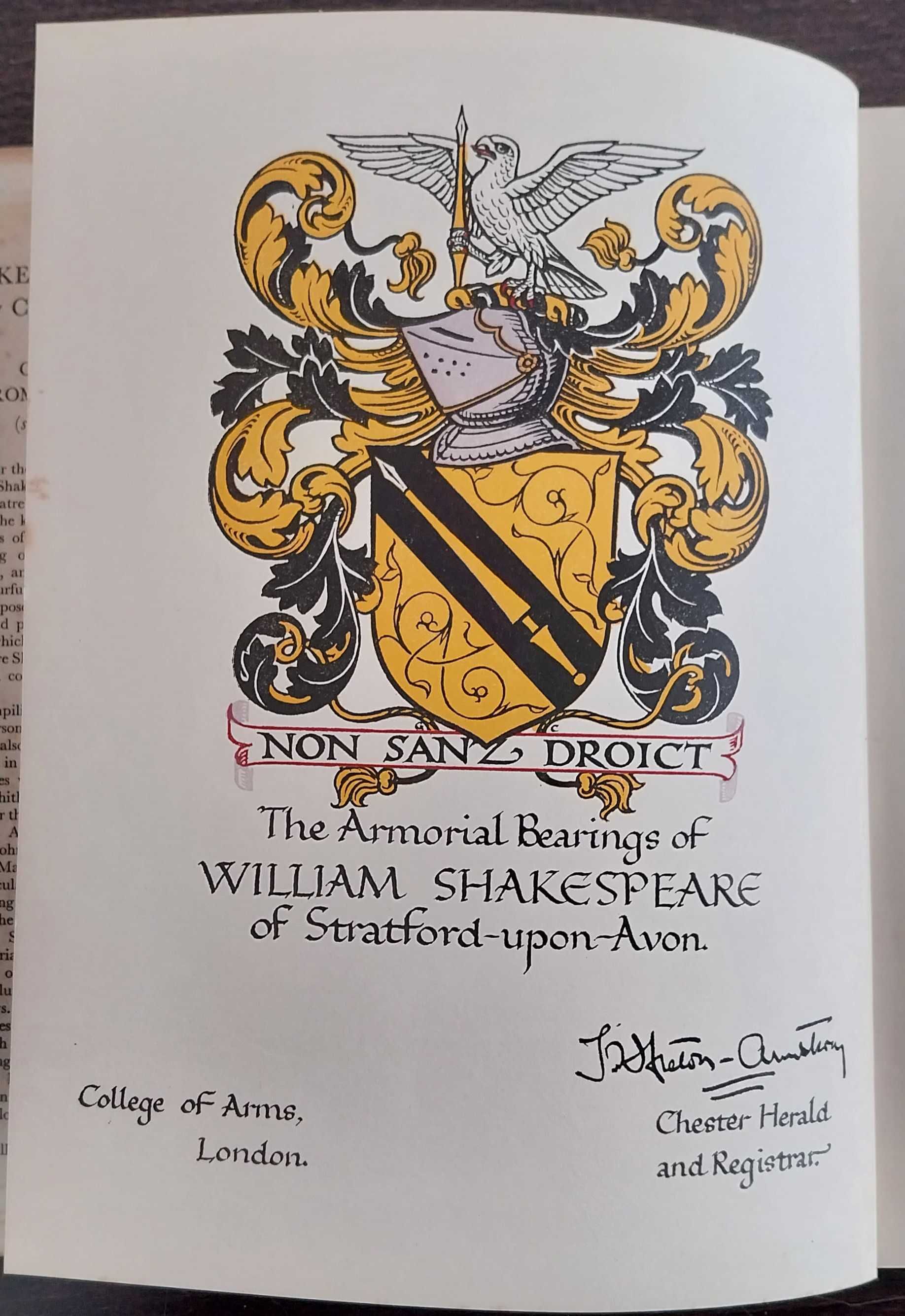 livro: C. W. Scott-Giles “Shakespeare’s heraldry”