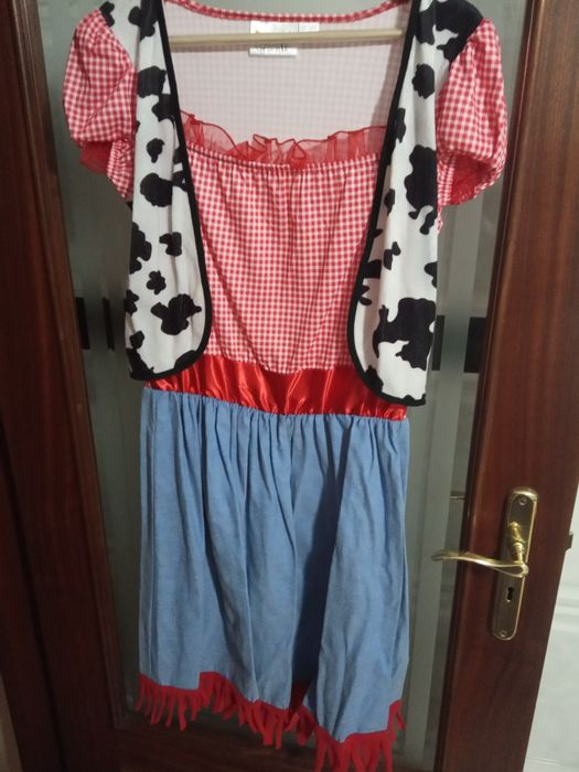 Fato de carnaval vaqueira