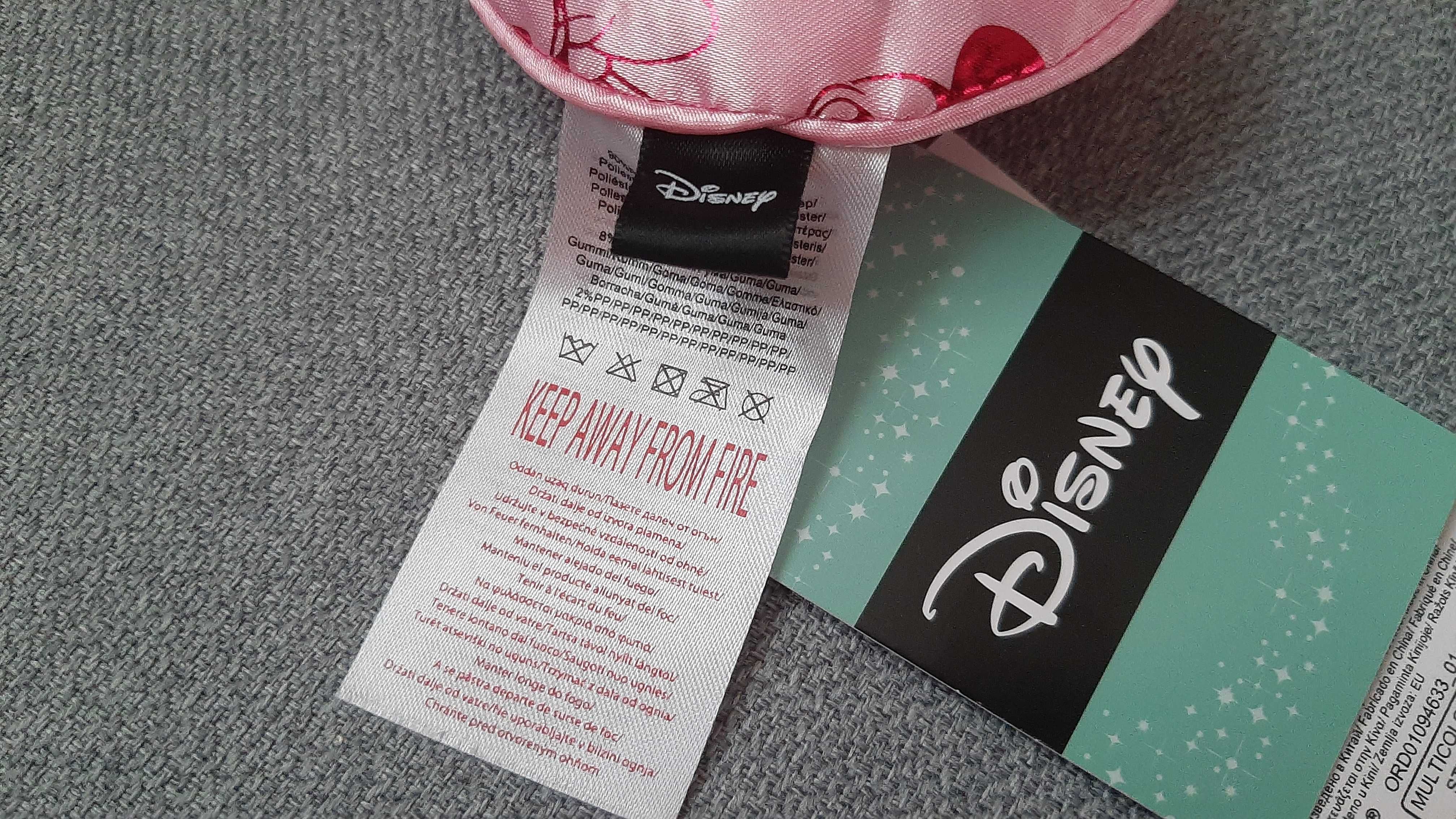 NOWA Opaska na oczy do snu spania regulowana różowa Myszka Miki Disney