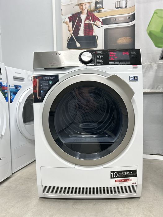 СУШИЛЬНА МАШИНА AEG 8000 SERIES lavatherm A+++ тепловий насос 8кг