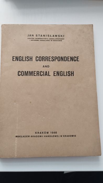 J. Stanisławski - English Correspondence and Commercial English 1946
1