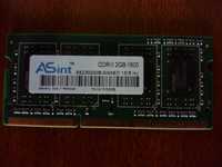 ASint SSZ302G08-GGNED 2GB DDR3 1600MHz 1.5v (chips da marca Elpida)