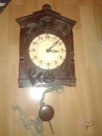 Stary zegar z kukułką antyk