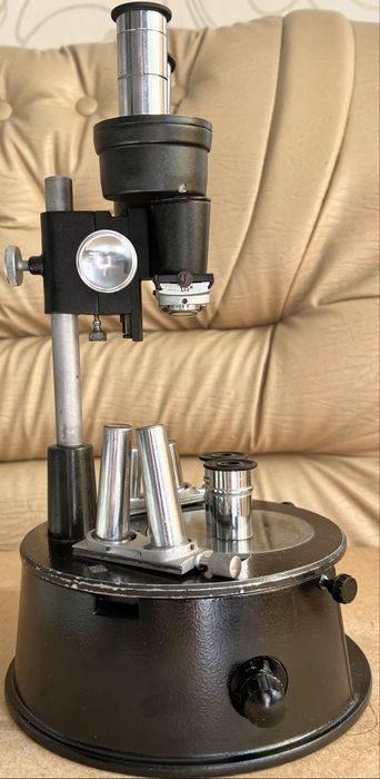 Бінокулярний мікроскоп з зіпом оптики !