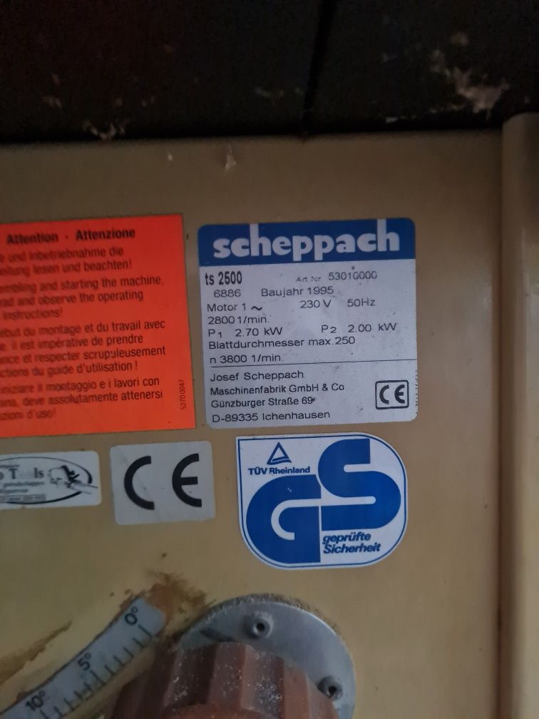Piła Formatowa Scheppach TS 2500