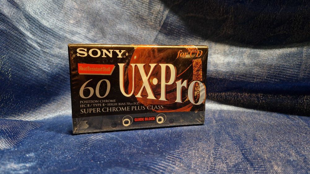 Kaseta magnetofonowa SONY UX-Pro 60 nieużywana w folii.