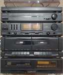 Wieża Hi-Fi Japońska CROWN JAPAN CD-T9271R Z Kolumnami Unikat Gratis