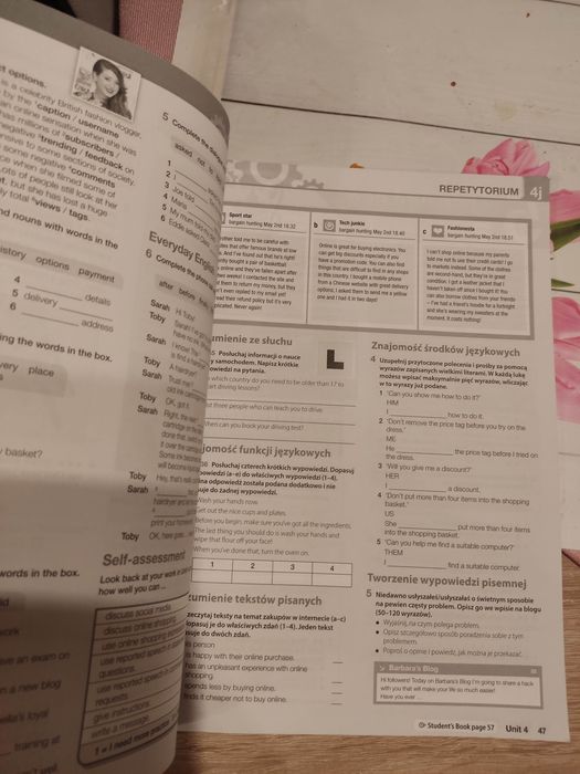 Ćwiczenia do języka angielskiego Link VIII workbook