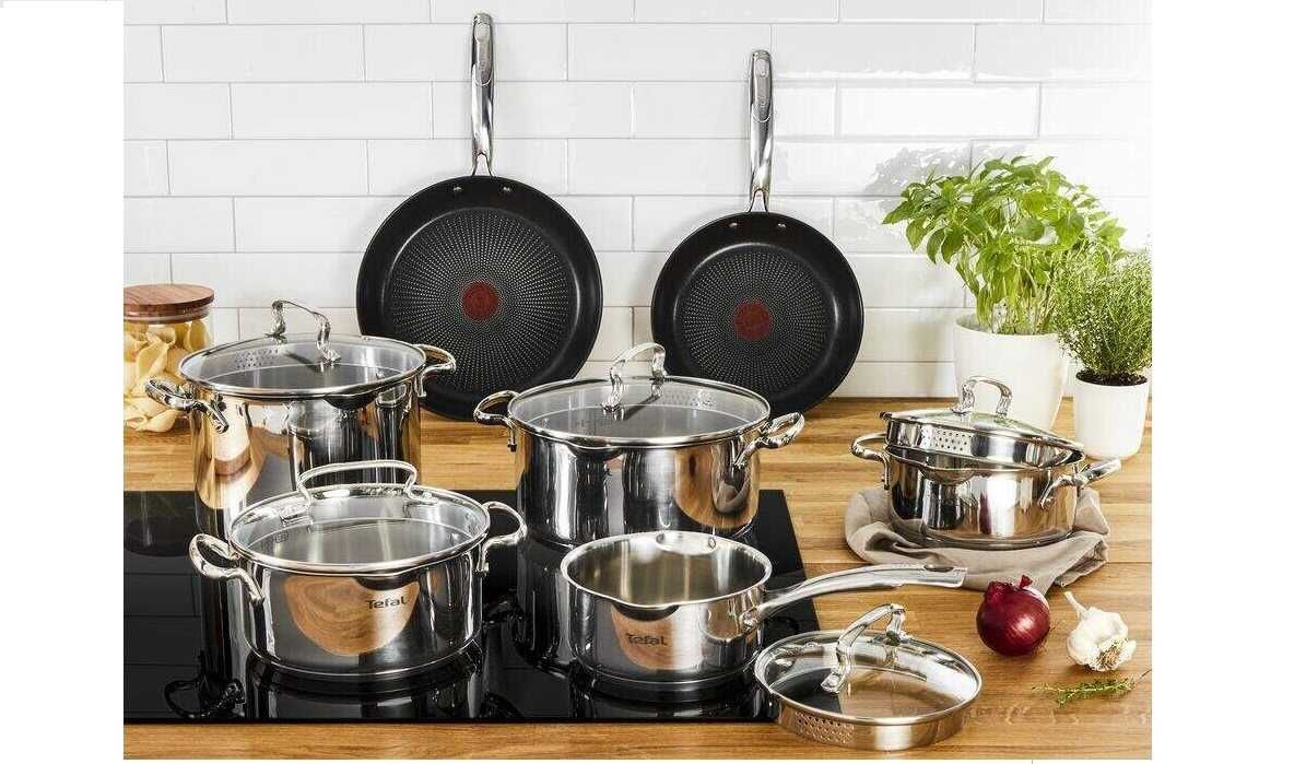 Набір посуду TEFAL Duetto+ Max з 12 предметів (G732SC55) Новий!