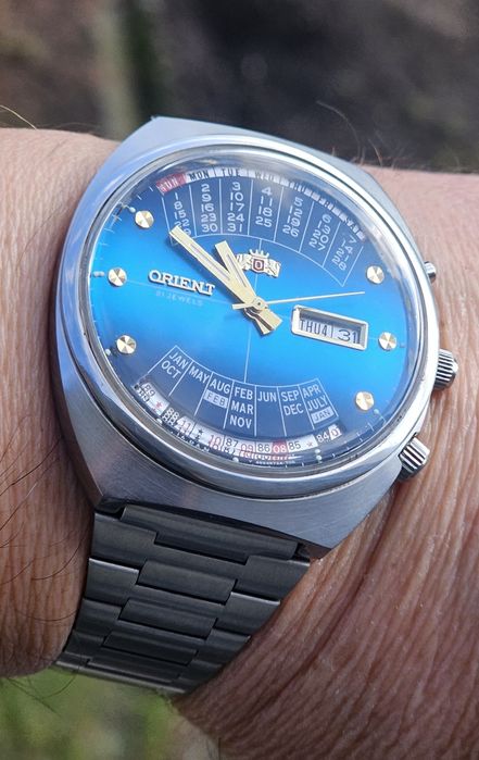 Zegarek Orient Cesarski Patelnia niebieski